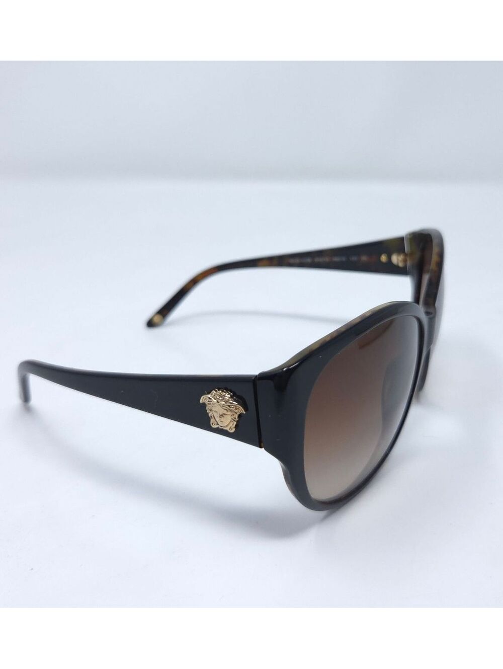 Versace Black Tortoise Gradient Sunglasses 4208 913/13 W/ Box